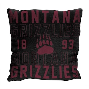 NCAA Montana Stacked Multi-Colored 20"   Throw  Pillow
