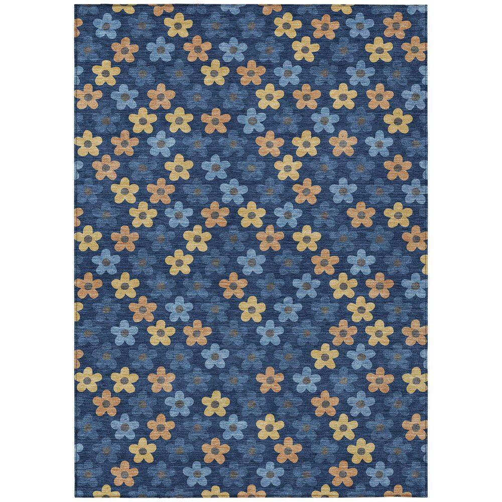 Chantille Machine Washable Indoor/Outdoor Abstract ACN2569 Navy 3 ft. x 4 ft. Area Rug price history on PriceWatchPro