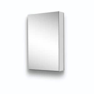 20 in. W x 36 in. H Large Rectangular Recessed or Surface Mount Medicine Cabinet with Mirror