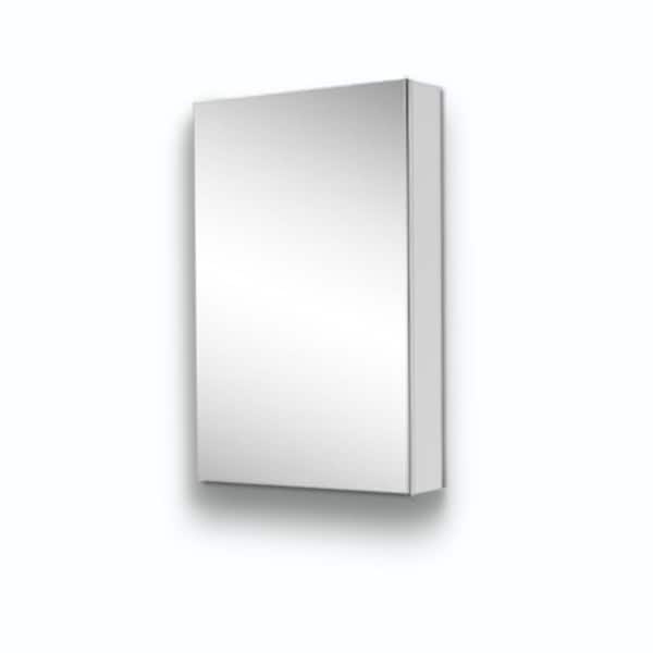 Andrea 20 in. W x 36 in. H Large Rectangular Recessed or Surface Mount Medicine Cabinet with Mirror