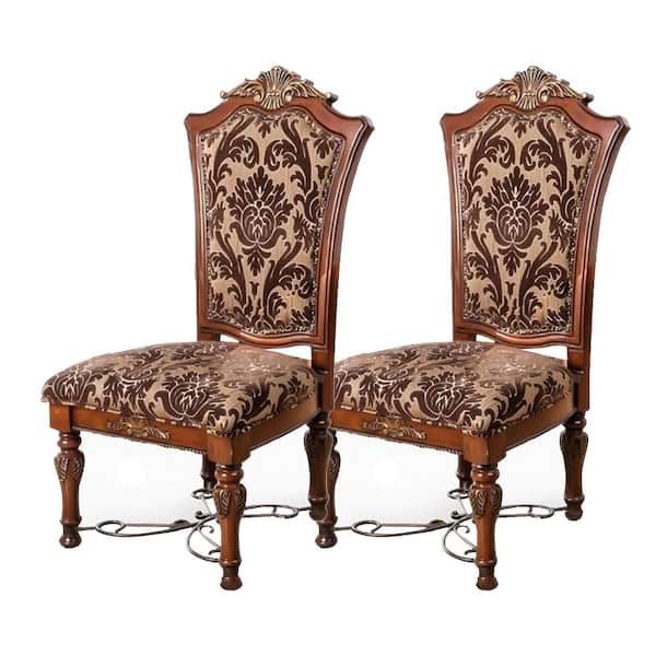 Lucie in Brown Cherry Side Chair