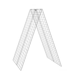 50.5 in. L Foldable A-Frame Trellis Plant Supports with Twist Ties (2-Pack)
