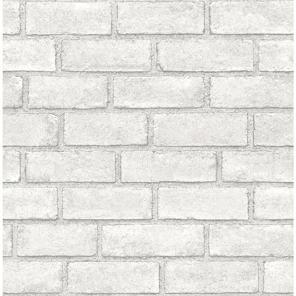 District Brick White Self Adhesive Vinyl Peel and Stick Wallpaper Roll price history on PriceWatchPro