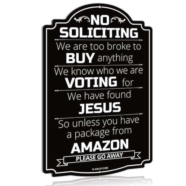 Standing A-Frame Sign 48 x 18 Large No Soliciting Chalkboard Sign 