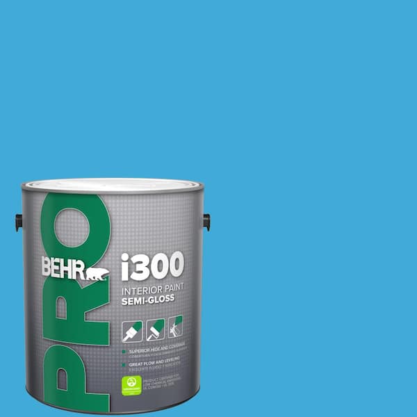 BEHR PRO 1 gal. #550B-5 Windjammer Semi-Gloss Interior Paint