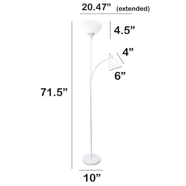 White oem sales plastic torchiere shade