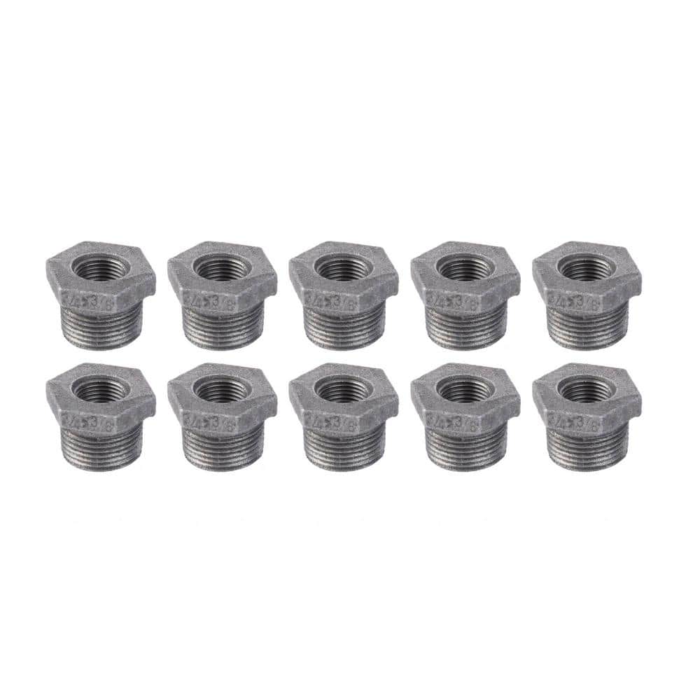 3/4 in. x 3/8 in. Black Iron Bushing (10-Pack) price history on PriceWatchPro