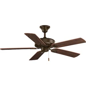 AirPro 52 in. Indoor Antique Bronze Transitional Ceiling Fan with Remote Included for Great Room and Living Room