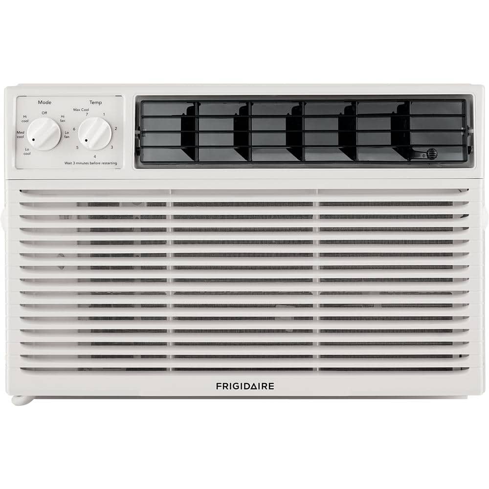 Frigidaire 8 000 Btu Window Mounted Room Air Conditioner In White Ffra081zae The Home Depot