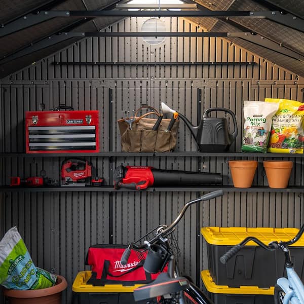 Lifetime 20 ft. W x 8 ft. D Resin Outdoor Storage Shed (155 sq. ft