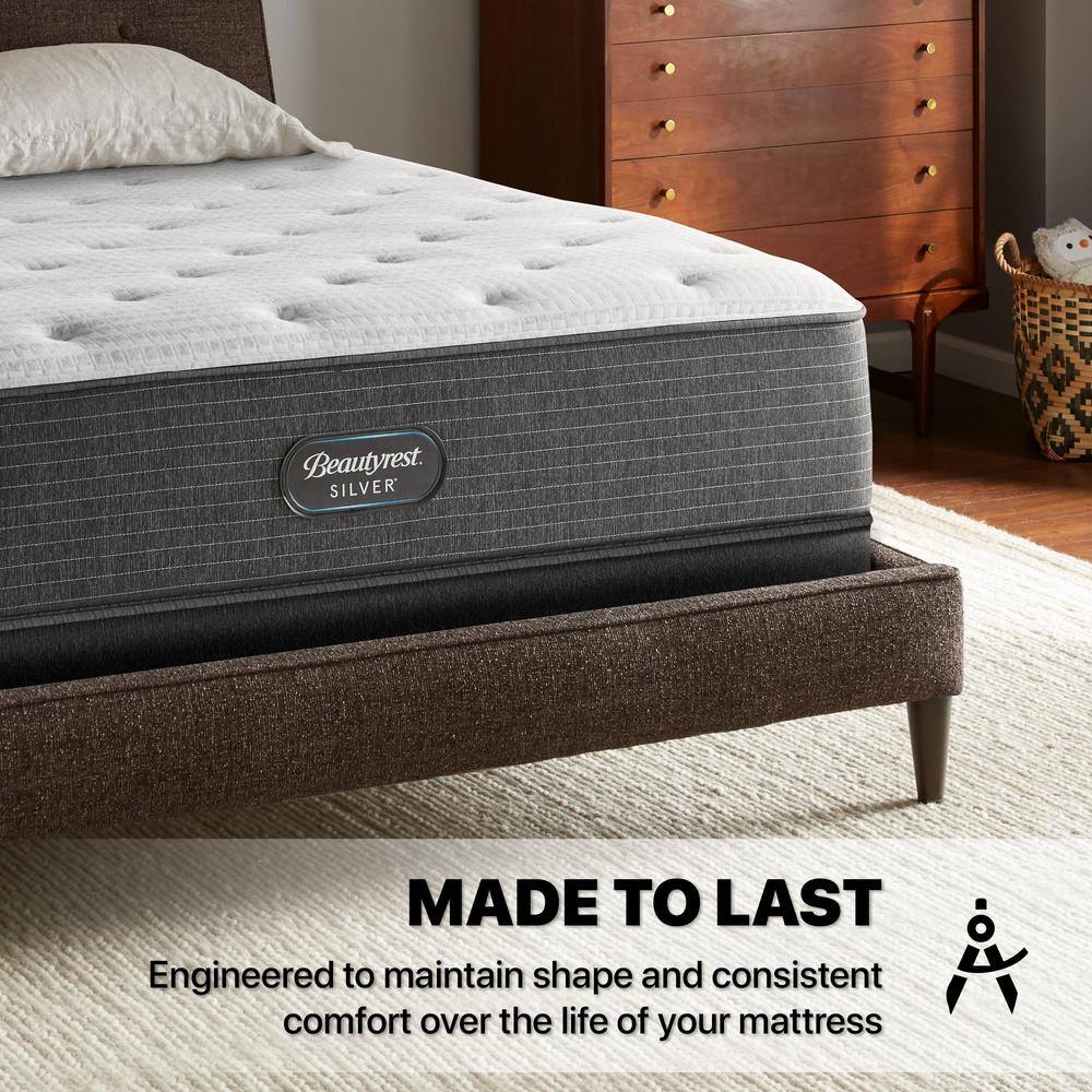 Queen Pillowtop White Gel Memory Foam Innerspring Mattress with Boxspring