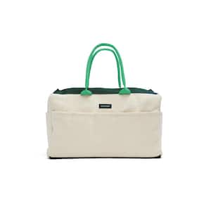 14 in. 9 Pocket Green Canvas Tool Bag