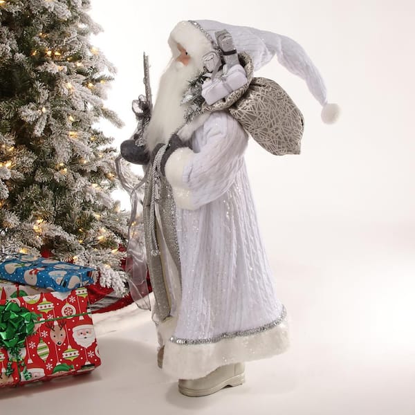 Regency International 36 in. White Resin Winter White Tabletop