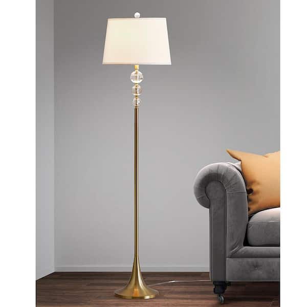 Homeglam Madison 61 In H Antique Brass Crystals Table And Floor Lamp Set 3 Piece Hg9057st3 Gb The Home Depot Homeglam Madison 61 In H Antique Brass, Floor And Table Lamp Sets Uk