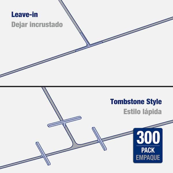 1/16 in. T Floor and Wall Tile Spacers (300-Pack)