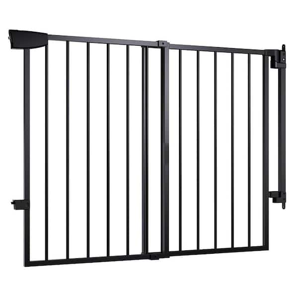 444.dogs専用 COZIWOW 38 in. to 71 in. W Adjustable Pet Gate, Solid Wood Dog