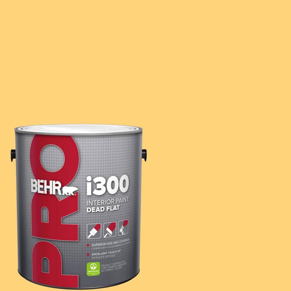 1 gal. #P260-5 Yellow Jubilee Dead Flat Interior Paint price history on PriceWatchPro