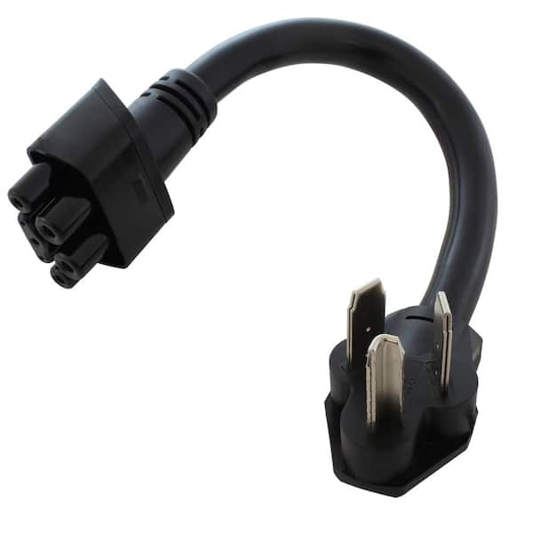 AC WORKS 24 Amp Gen 2 EV Charging NEMA 10-30 Adapter For Gen. II Tesla Mobile Connector