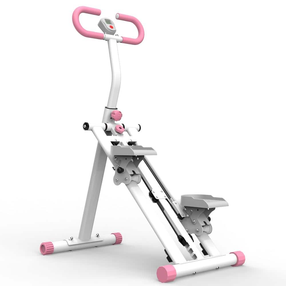 Pink Vertical Climber Workout Machine, Stair Stepper with Stable Frame Adjustable Handlebar price history on PriceWatchPro