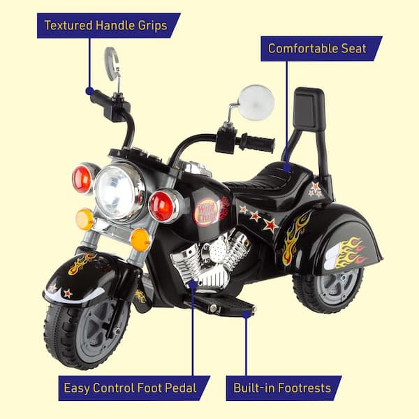 Lil Rider 3-Wheel Battery Powered Ride on Toy Motorcycle Chopper