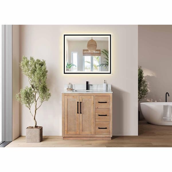 NATAL DESIGN×COLONISTA OMAN10 AIOT！ Altair Floral 36 in. W x 22 in. D x 33 in. H Single Sink