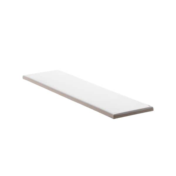 Jeffrey Court Allegro White 3 in. x 12 in. Glossy Ceramic Wall Tile (16.5 sq. ft. / case)