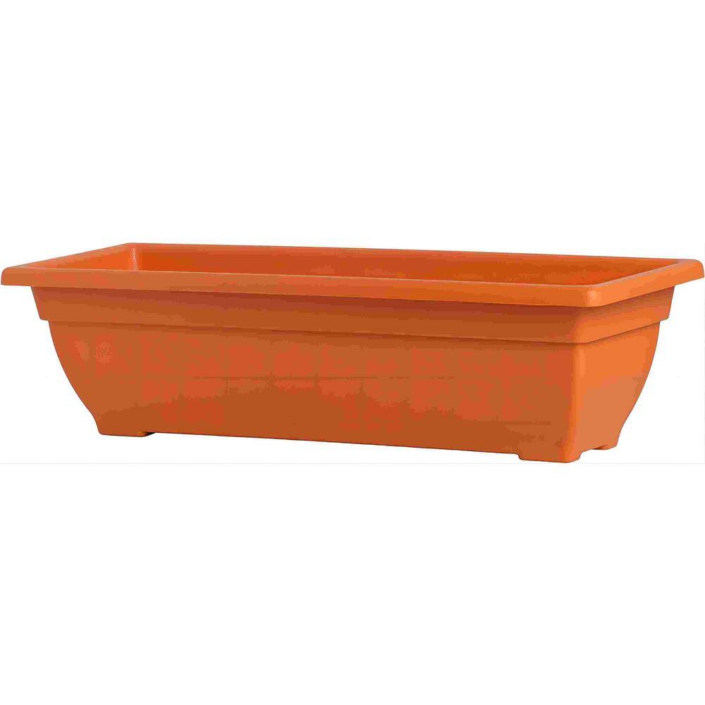 Cubilan Rectangle Planter Box, 24 in. Indoor/Outdoor Rectangular