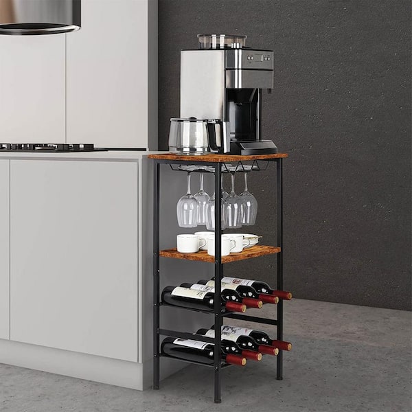 Stainless Steel Kitchen Racks Wall Hanging Space-Saving Kitchen Shelf  Seasoning Storage Rack Cans Bottles Organizer Shelf Holder (Size : 80cm)