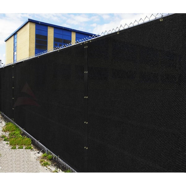 ORION 6 ft. x 50 ft. Green Privacy Fence Screen Netting Mesh with Reinforced Eyelets for Chain link Garden Fence