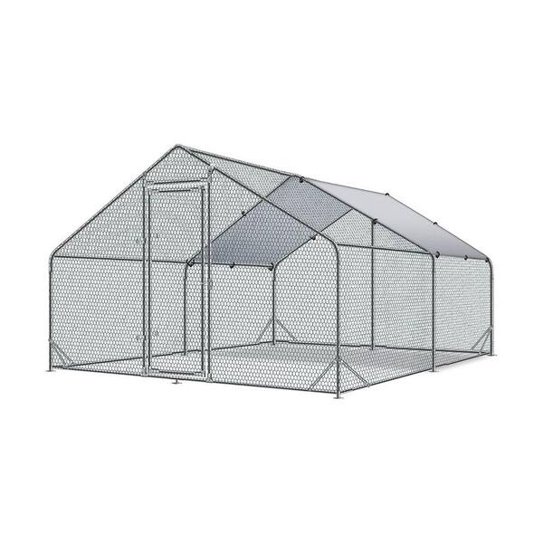 Miscool Anky 77 in. H x 119 in. W x 158 in. D Metal Poultry Fencing ...