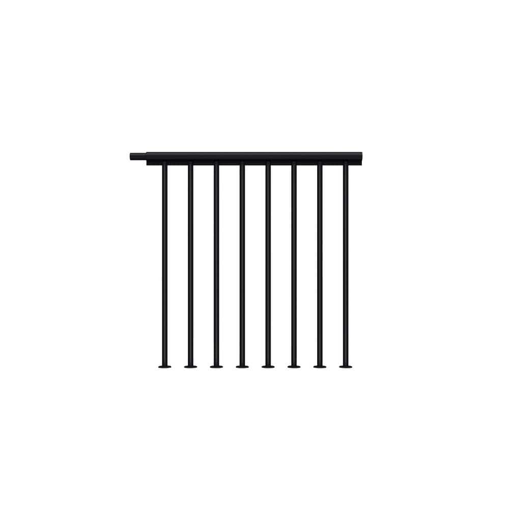 Dolle Atlanta/Dallas 39.3 in. H x 39.37 in. W Jet Black Powder Coated