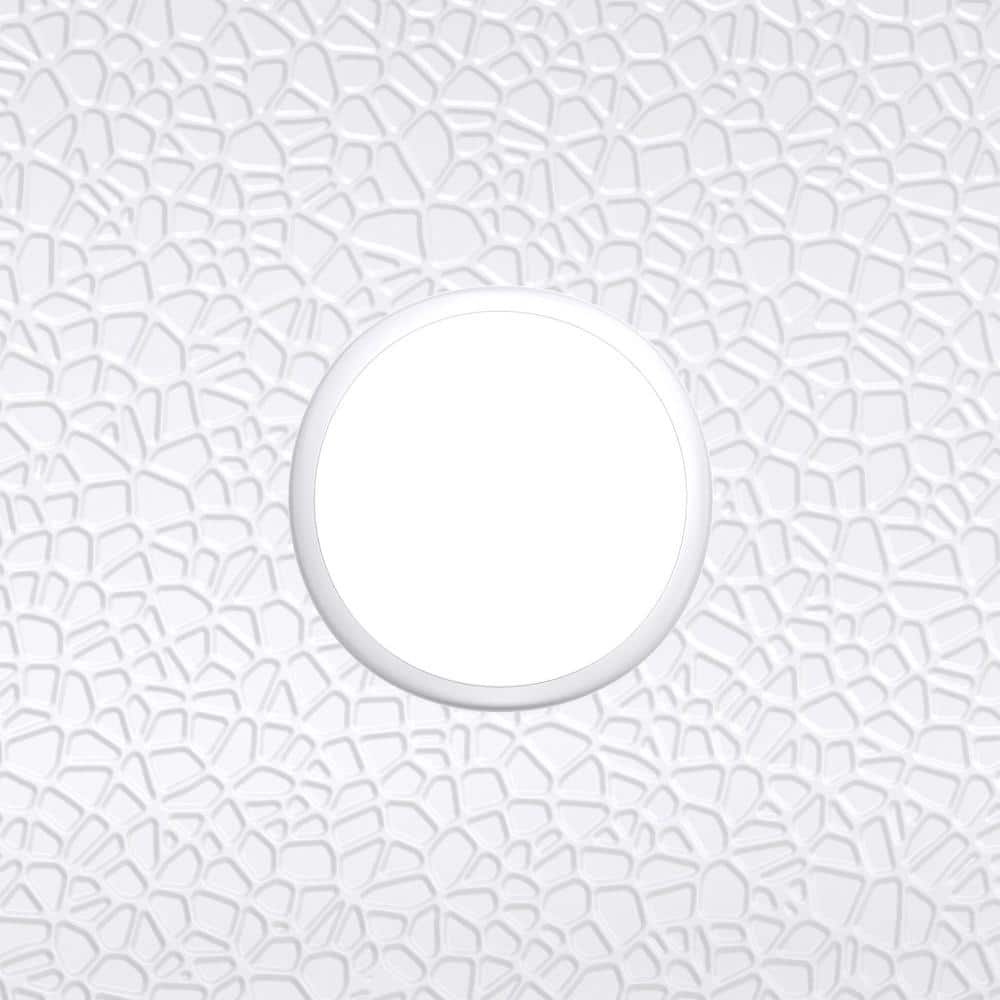 White 54" x 34" Solid Surface Alcove Shower Kit