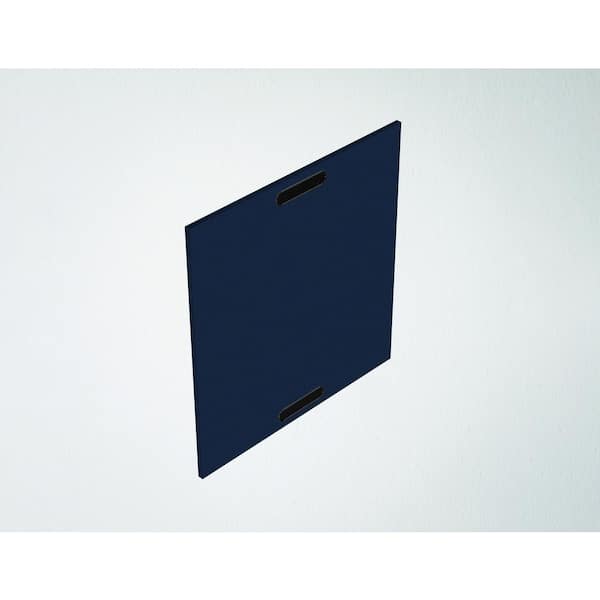 WeatherStrong Miami Sapphire Blue High Density Polythylene 0.63 in. x 22.5 in. x 30 in. Outdoor Kitchen Cabinet Base End Panel