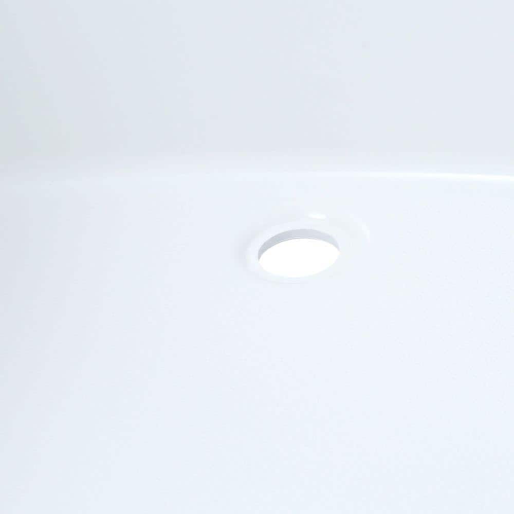 Sterling White Vikrell Alcove Bathtub with High Gloss Finish