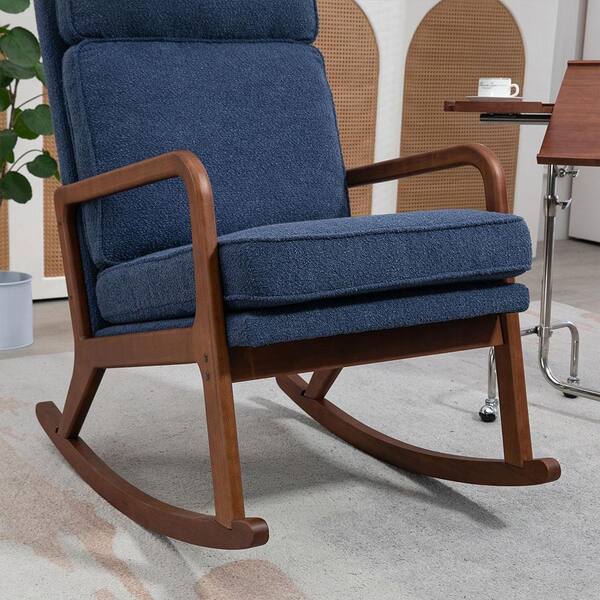 Misopily 2 in 1 Navy Blue Wood Convertible Indoor/Outdoor