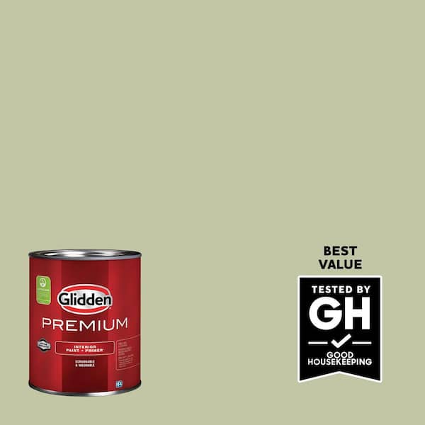 Glidden Premium 1 qt. PPG1115-4 Sage Splendor Satin Interior Latex Paint