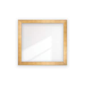Brushed Gold Framed Wide Wall Mirror 40 in. W x 43 in. H