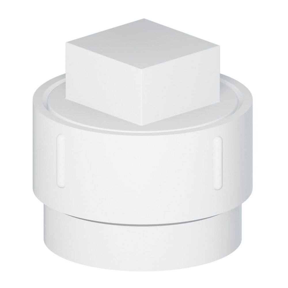 4 in. White Rigid PVC DWV Cleanout Adapter with C.O. Plug, Slip x Female Pipe Thread Drain, Waste & Vent Systems (10-Pk) price history on PriceWatchPro