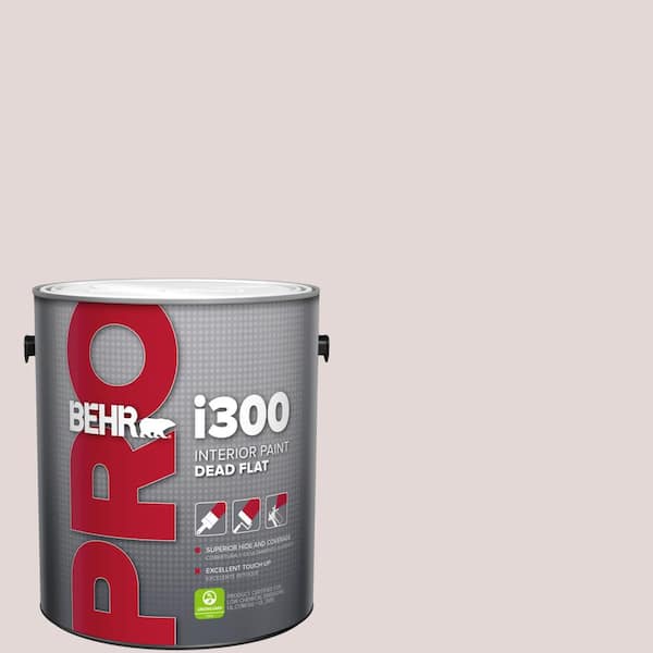 BEHR PRO 1 gal. #120E-1 Dreamy White Dead Flat Interior Paint