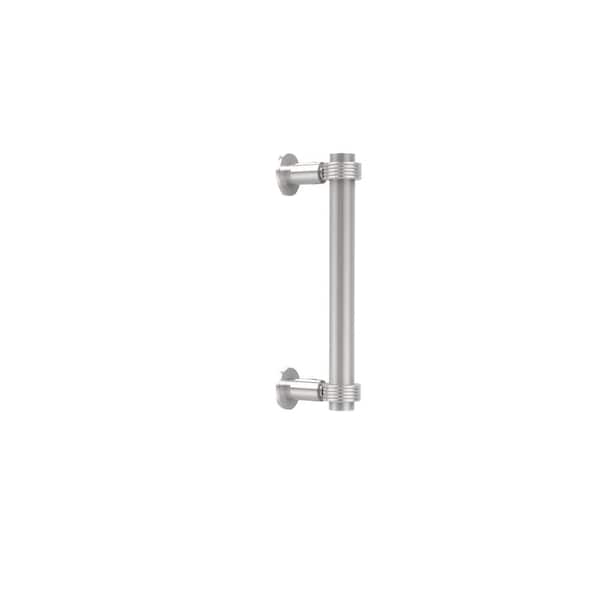 Allied Brass 404G-8BB Contemporary 8 Inch Back Grooved Accent Shower Door Pull Satin Brass 