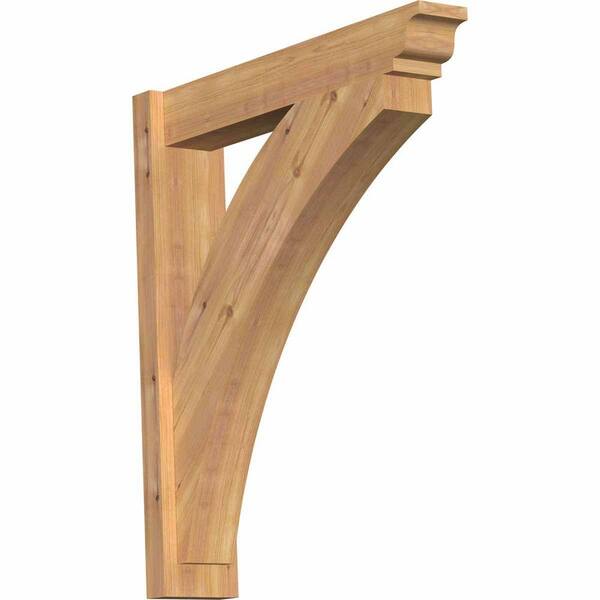 Ekena Millwork 6 in. x 32 in. x 28 in. Western Red Cedar Thorton Traditional Smooth Outlooker