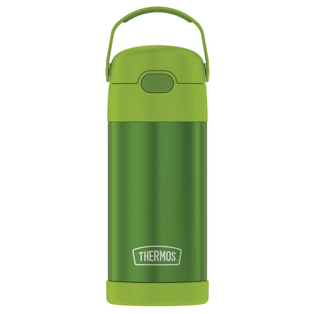 Thermos FUNtainer 12 oz. Teal Stainless Steel Vacuum-Insulated Water Bottle  F4100TL6 - The Home Depot