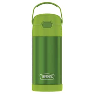 FUNtainer 12 oz. Lime Stainless Steel Vacuum-Insulated Water Bottle