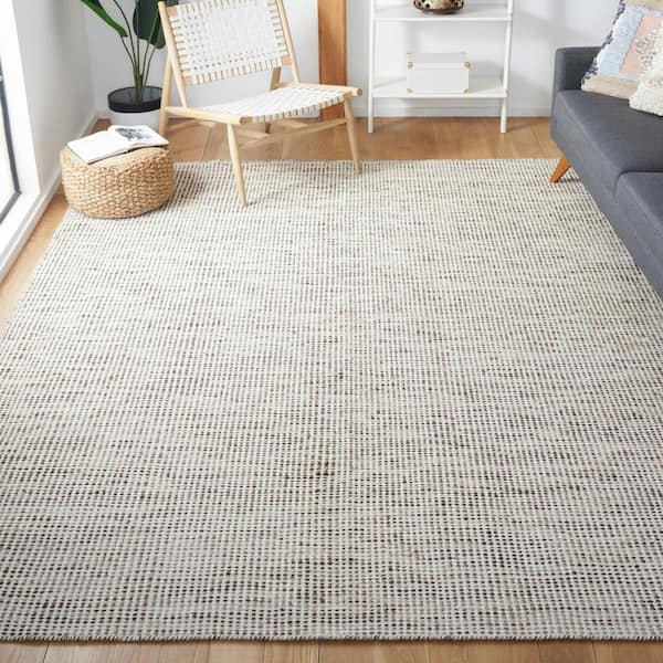 Vermont Brown/Ivory 9 ft. x 12 ft. Interlaced Area Rug