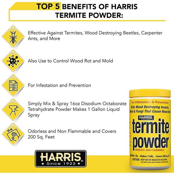 Harris 16 Oz Termite Powder Term 16 The Home Depot