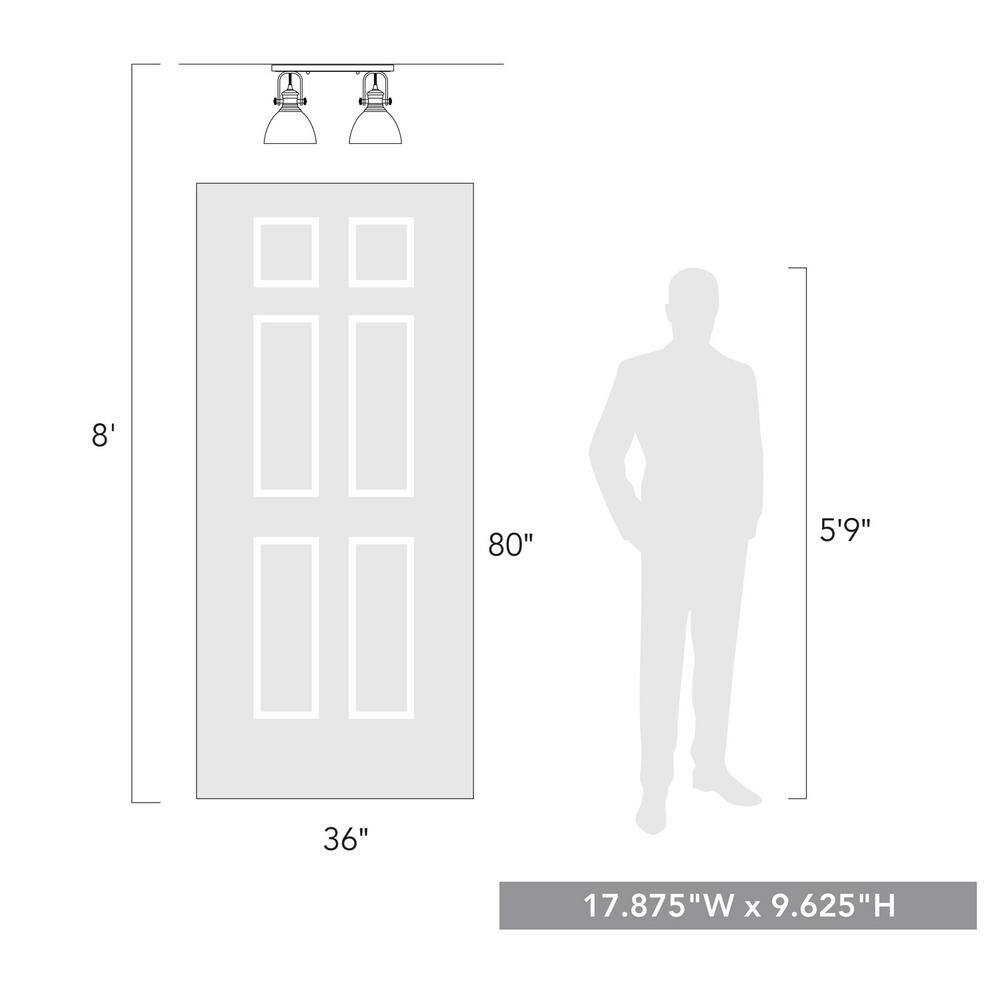 Transitional Hines 18" Chrome Semi-Flush Light with Opal Glass