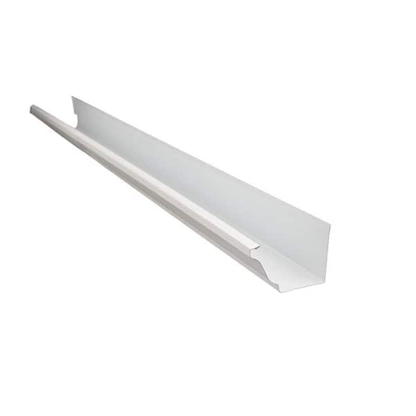 PEAK 5 in. x 10 ft. White Aluminum Gutter