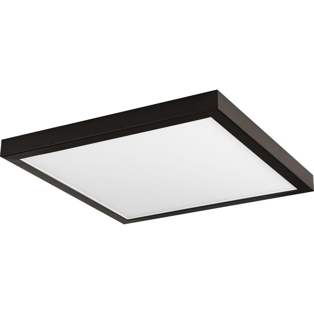 Everlume 14" White Polycarbonate LED Flush Mount with Edgelit Technology