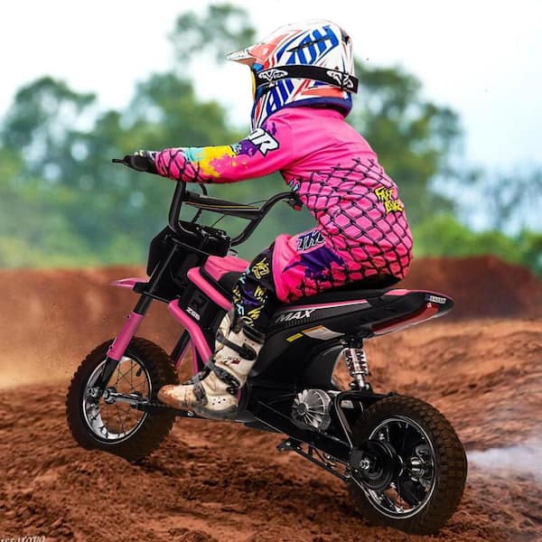 kids electric dirt pink kids dirt bike