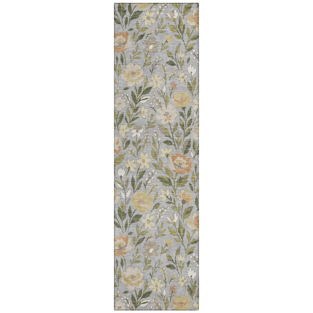 Chantille Machine Washable Indoor/Outdoor Abstract ACN2438 Gray 2 ft. x 7 ft. Runner Rug price history on PriceWatchPro